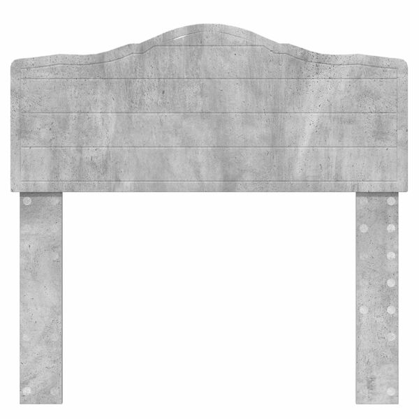 vidaXL Tăblie cap Gri din beton 100 cm Lemn compozit