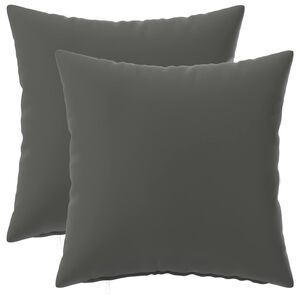 vidaXL Husă pentru pernă 2 pcs HEERLEN Antracit 30 x 30 cm Poliester