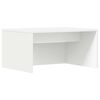 vidaXL Birou montat pe perete Alb Lemn prelucrat 60 x 45 x 30 cm