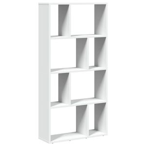 vidaXL Bibliotecă albă 60x20x120,5 cm, lemn stratificat