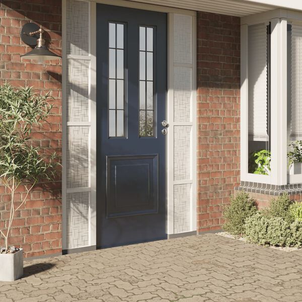 vidaXL Folie fereastră mată, model stele, 90x500 cm, PVC