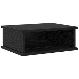 vidaXL Noptieră Stejar Negru 40 x 31 x 15 cm Lemn prelucrat