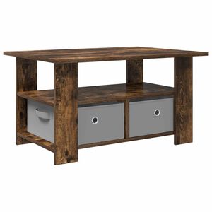 vidaXL Masă de cafea Stejar fumuriu 77 x 55 x 42 cm Lemn prelucrat