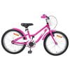vidaXL Bicicletă pentru Copii 18 Inci pentru 5-7 ani Roz &icirc;nchis