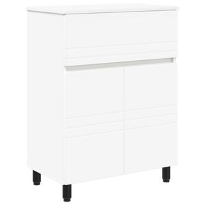 vidaXL Unitate Vanity pentru Baie Alb 60 x 35 x 80 cm Lemn prelucrat