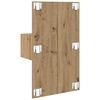 vidaXL Dulap de noapte 2 pcs Stejar Artizanal 50 x 32,5 x 80cm