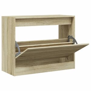 vidaXL Pantofar, stejar sonoma, 80x34x63 cm, lemn prelucrat