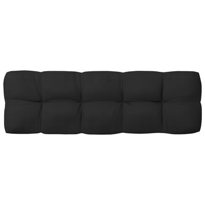 vidaXL Perne pentru canapea din paleți, 7 buc., negru