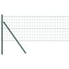 vidaXL Fixare la sol gard Euro 25 x 0,8 m Oțel cu strat de PVC Verde