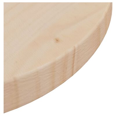 vidaXL Blat de masă, Ø40x2,5 cm, lemn masiv de pin