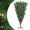 vidaXL Brad de Crăciun artificial pre-luminat cu set de bile cu design răsturnat