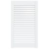 vidaXL Ușă de dulap design lambriu, alb, 69x39,4 cm, lemn masiv pin