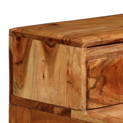 vidaXL Birou de lucru cu sertare, lemn masiv, 88 x 50 x 90 cm