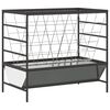 vidaXL Feeder pentru Animale Argintiu 100 x 60 x 90 cm Oțel Galvanizat