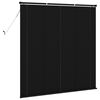 vidaXL Jaluzea venetiană Manual Ajustabil Negru 150 x 140 cm PVC