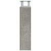 vidaXL Pantofar, gri beton, 63x24x104 cm, lemn prelucrat