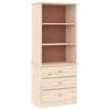 vidaXL Bibliotecă cu sertare &bdquo;ALTA&rdquo;, 60x35x142 cm, lemn masiv de pin