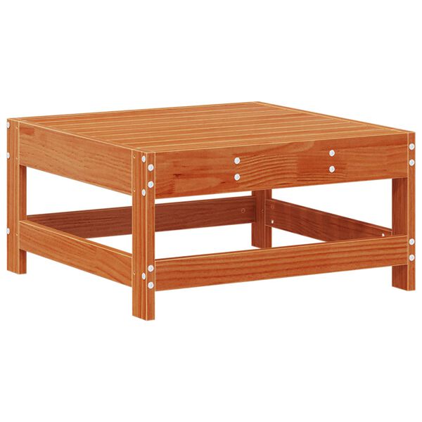 vidaXL Suport pentru picioare de grădină Lemn masiv de pin Maro Ceară