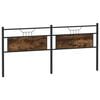 vidaXL Cadru de pat fără saltea Stejar maro 107x203 cm Lemn prelucrat