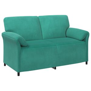 vidaXL Canapea cu 2 locuri Turcoaz 158 x 83 x 95 cm Catifea