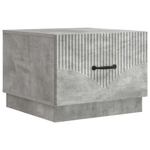 vidaXL Masă de cafea Gri Beton 49 x 50 x 37 cm Lemn prelucrat