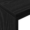 vidaXL Birou Stejar Negru 109 x 50 x 78 cm Lemn compozit