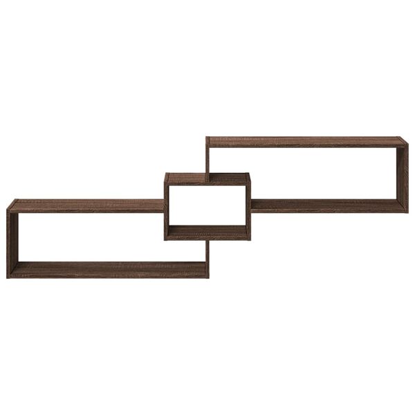 vidaXL Dulap de perete, stejar maro, 158x18x53 cm, lemn prelucrat