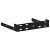 vidaXL Rafturi perete suspendate 2 buc. alb/stejar 23x23,5x3,8 cm MDF