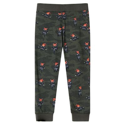 Pijamale pentru copii cu mâneci lungi ninja kaki 92