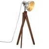 vidaXL Lampă de podea 25 W, argintiu vintage, 45x45x120 cm, E27