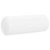 vidaXL Perne Bolster 2 pcs Alb Ø 25 x 70 cm țesătură