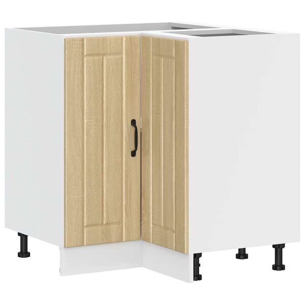 vidaXL Dulap de bază pe colț de bucătărie &bdquo;Lucca&rdquo; stejar Sonoma lemn