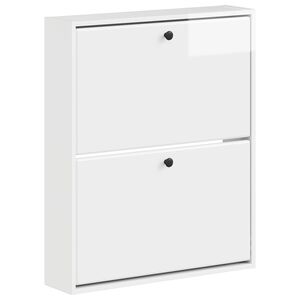 vidaXL Dulap pentru pantofi montat pe perete BREDA 71 x 17 x 86 cm