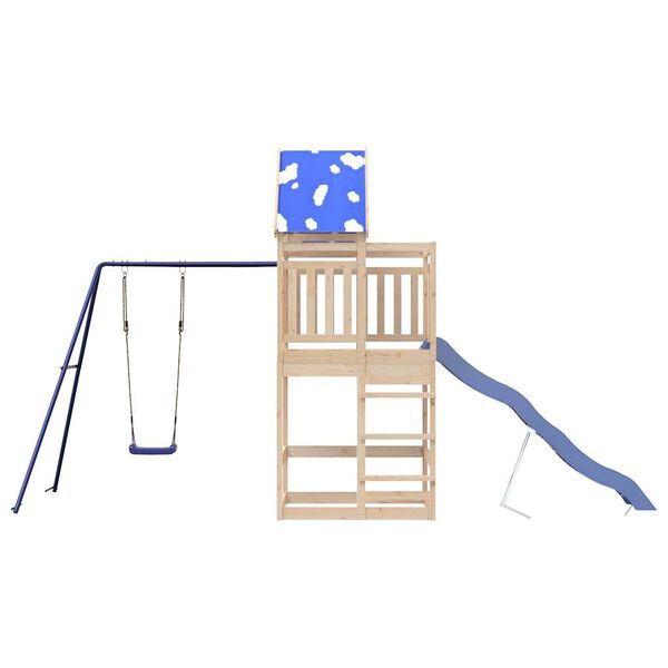 vidaXL Set de joacă pentru exterior, lemn masiv de pin