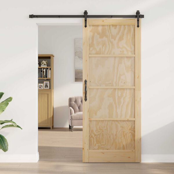 vidaXL Ușă de interior ORKDAL Maro 86 x 211 cm placaj