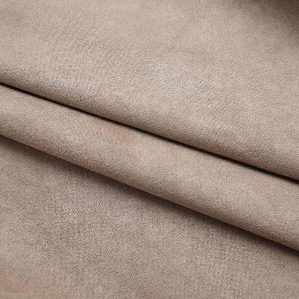 vidaXL Draperii opace cu c&acirc;rlige, 2 buc., gri taupe, 140 x 245 cm