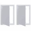 vidaXL Panouri de acces 2 buc. Alb 15 x 23 cm Plastic ABS