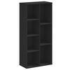 vidaXL Bibliotecă, negru, 50x25x105 cm, lemn prelucrat