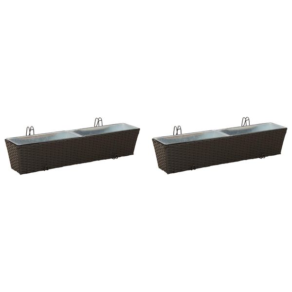 vidaXL Balustradă Metal