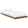 vidaXL Cadru de pat de podea Lemn vechi 100 x 200 cm Lemn prelucrat