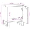 vidaXL Dulap de noapte castan 40 x 33 x 46 cm Lemn masiv de acacia