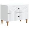 vidaXL Dulap de noapte cu sertar Alb 62 x 34,5 x 48 cm Lemn prelucrat
