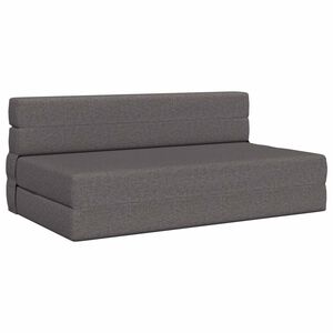 vidaXL Canapea Pat Pliabilă Gri deschis 152 x 86,5 x 60 cm Țesătură