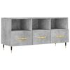 vidaXL Dulap TV, gri beton, 102x36x50 cm, lemn prelucrat