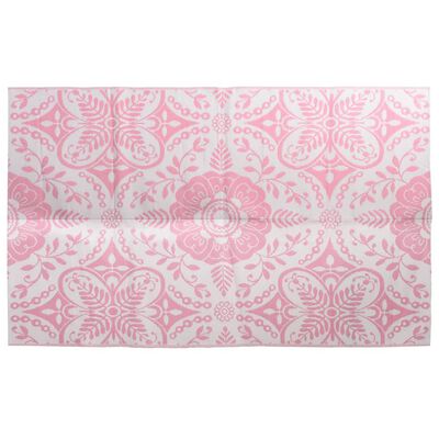 vidaXL Covor de exterior, roz, 160x230 cm, PP