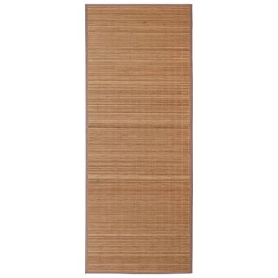 vidaXL Covor din bambus, maro, 100x160 cm