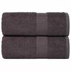 vidaXL Lavete de baie, FROGN, antracit, 15x21 cm, 360 g/m&sup2;