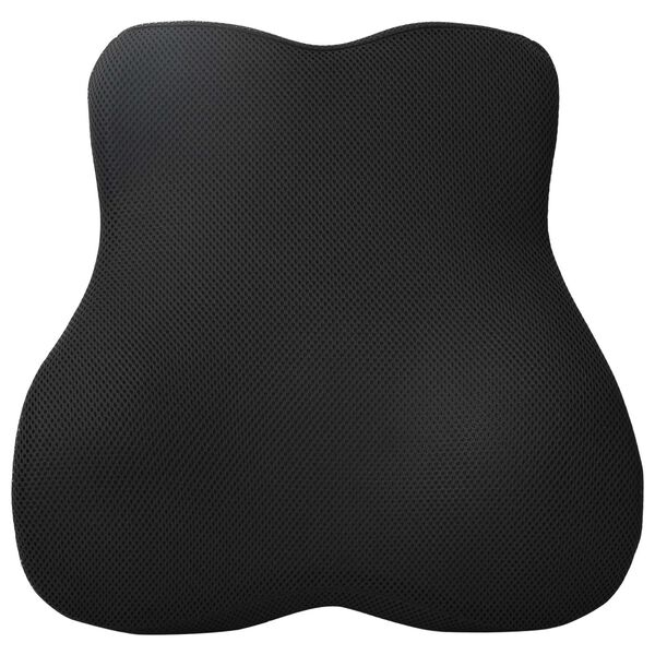 vidaXL Pernă cu pernă Ajustabil Negru 40 x 40 x 11 cm Cu plasă