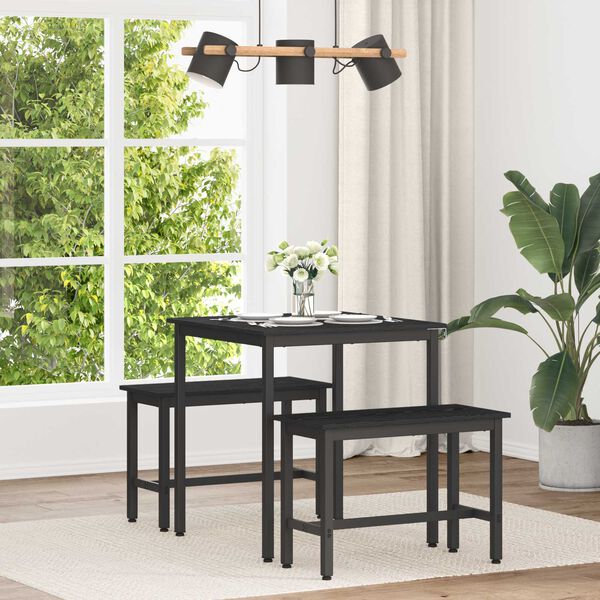 vidaXL Mese de sufragerie METAL