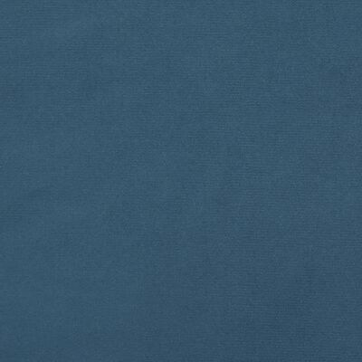 vidaXL Pat box spring cu saltea, albastru închis, 200x200 cm, catifea